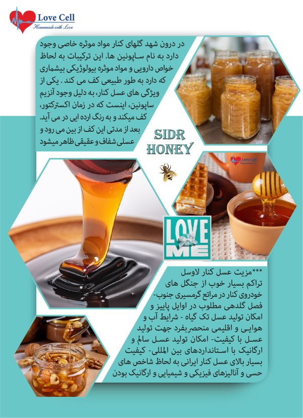 Pure Sidr Honey 400 gr - تصویر 3